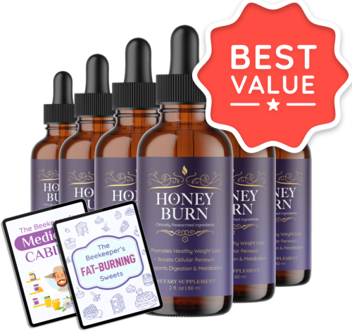 HoneyBurn - 6 Bottles + 2 Ebooks