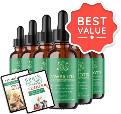 Pawbiotix - 6 Bottles + 2 Ebooks